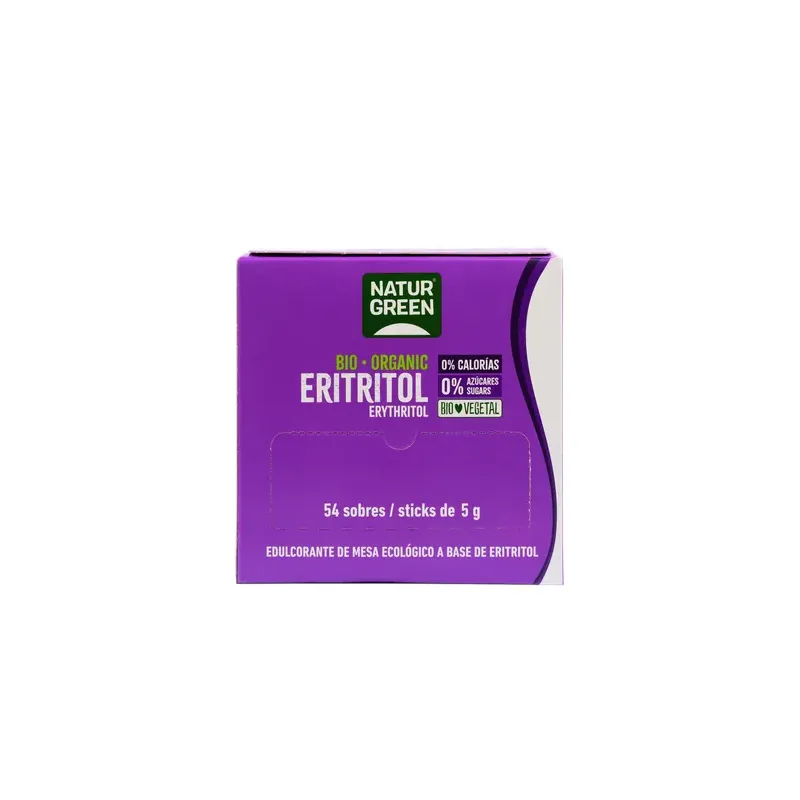 SOBRES DE ERITRITOL BIO 54 X 5 G  OFERTA LOTE CADUCIDAD 13/01/27